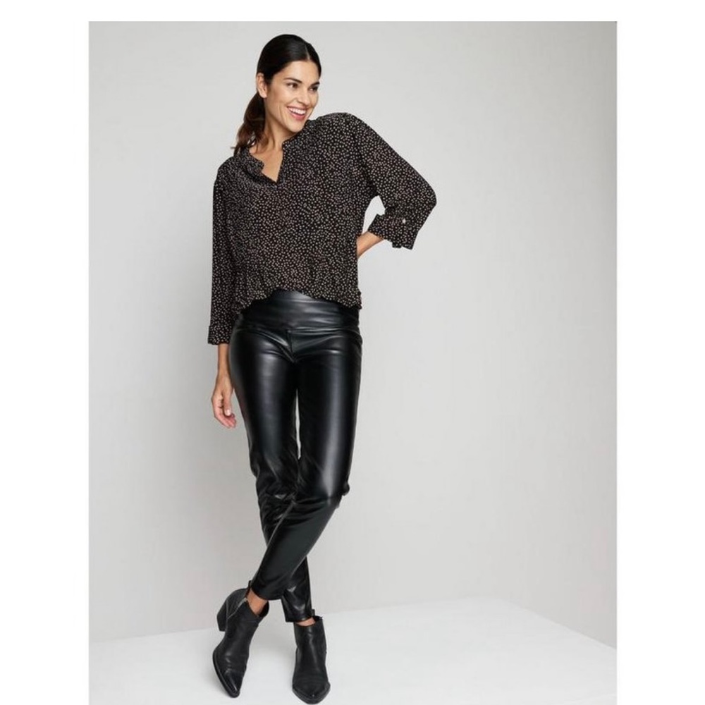 SOLD!!! Faux Leather Pants - Picture 1 of 6